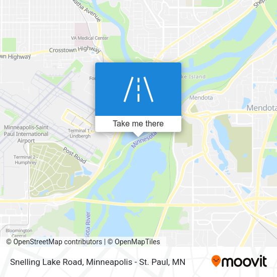 Snelling Lake Road map