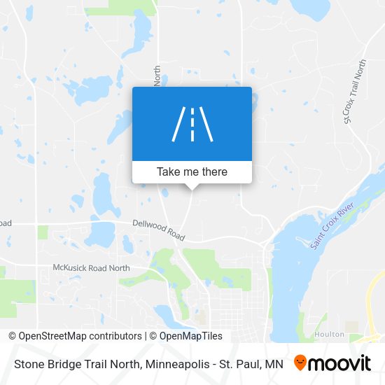 Mapa de Stone Bridge Trail North