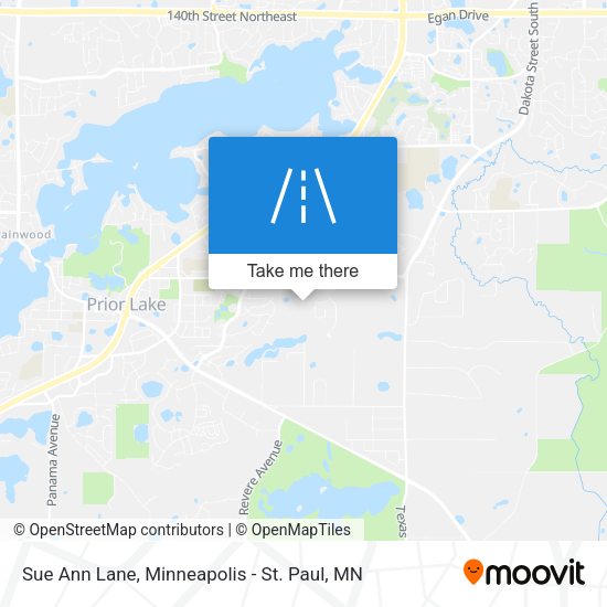 Sue Ann Lane map