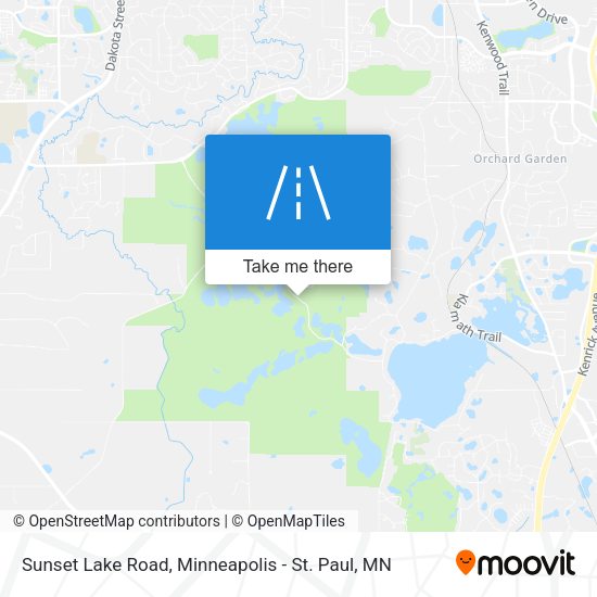 Mapa de Sunset Lake Road