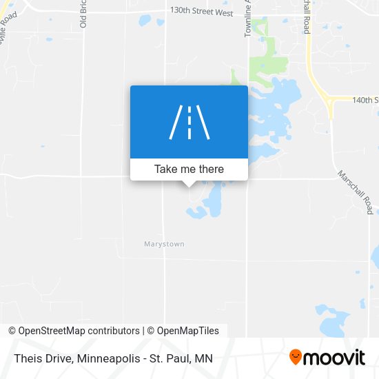 Theis Drive map
