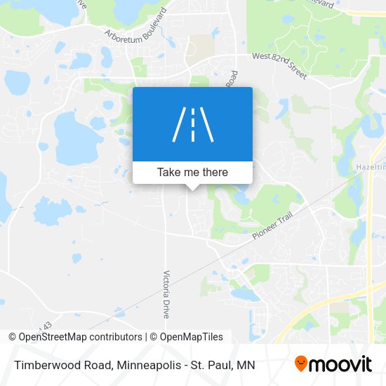 Timberwood Road map