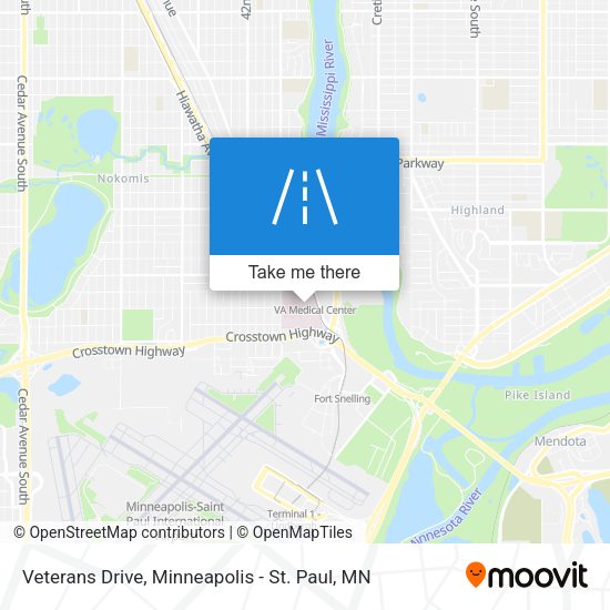 Veterans Drive map