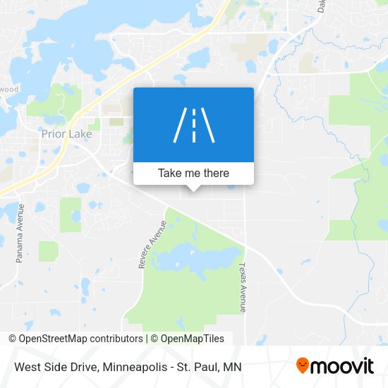 West Side Drive map