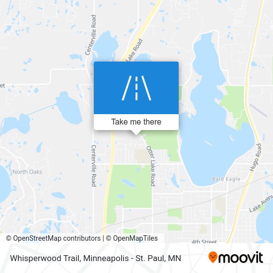 Whisperwood Trail map