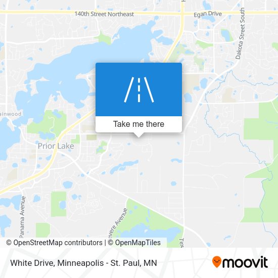 White Drive map