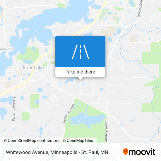 Whitewood Avenue map