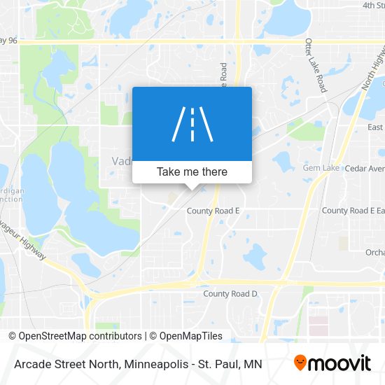 Arcade Street North map