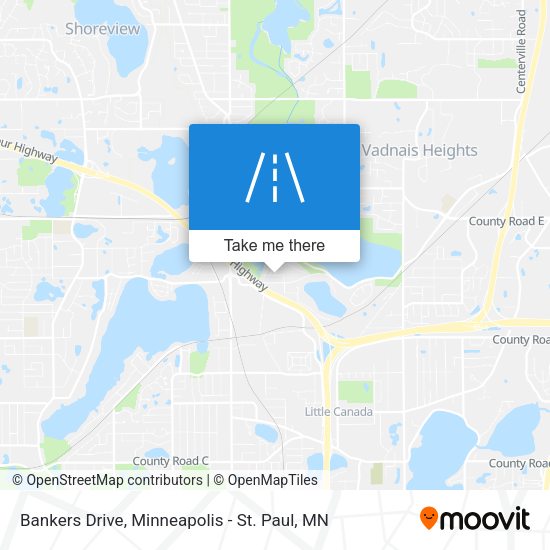 Bankers Drive map