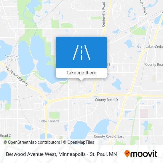 Berwood Avenue West map