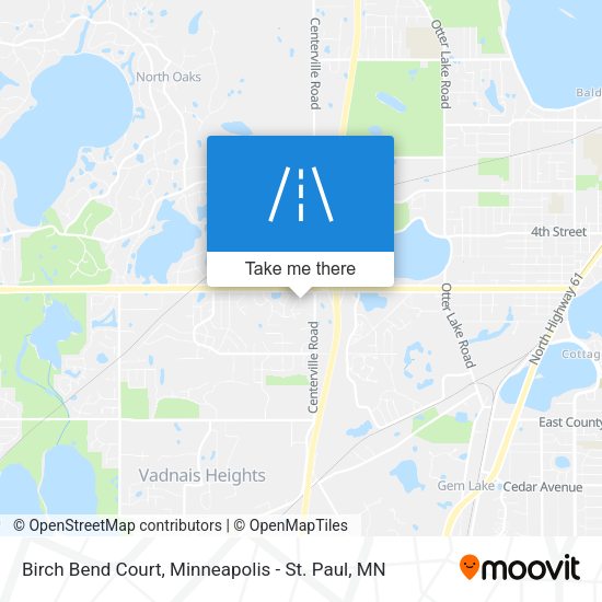 Birch Bend Court map