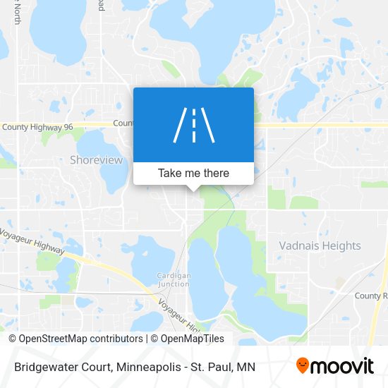 Mapa de Bridgewater Court