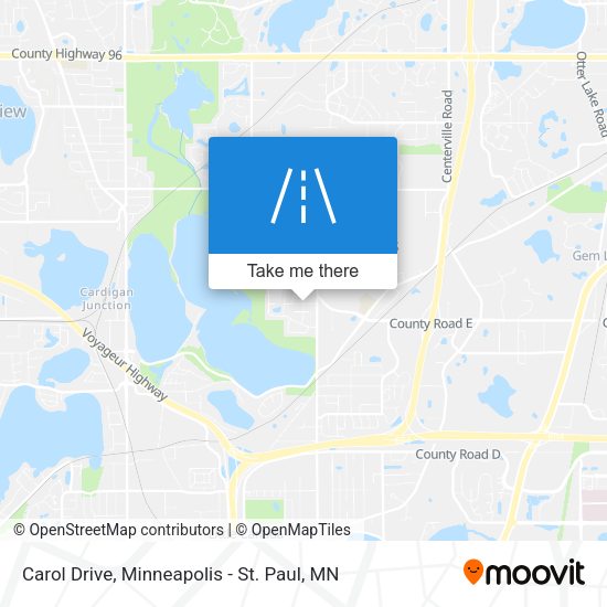 Carol Drive map