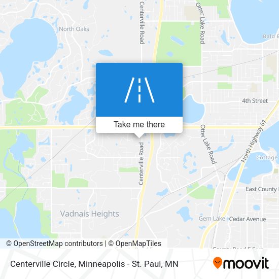 Mapa de Centerville Circle