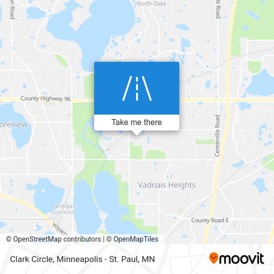 Clark Circle map