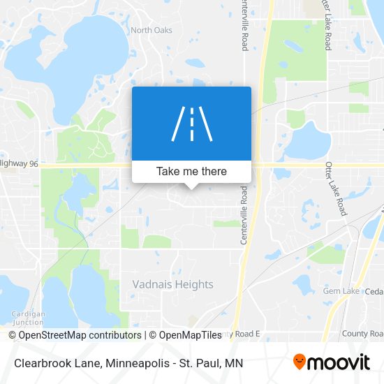 Mapa de Clearbrook Lane