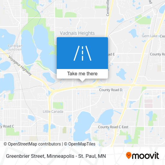 Mapa de Greenbrier Street