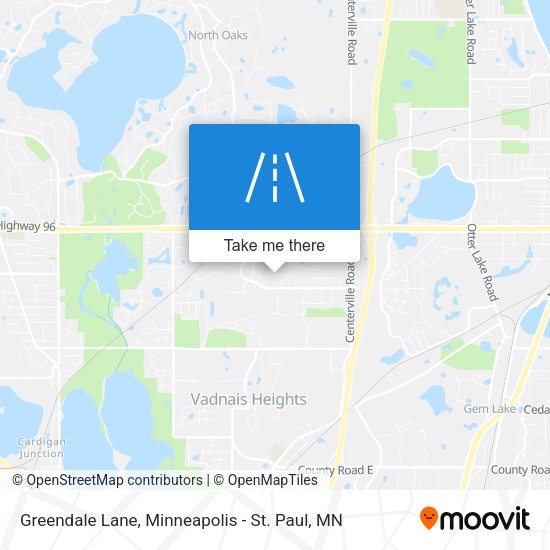 Greendale Lane map