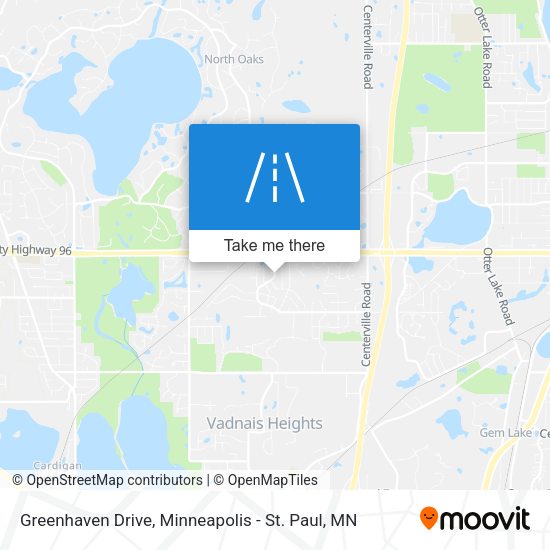 Greenhaven Drive map