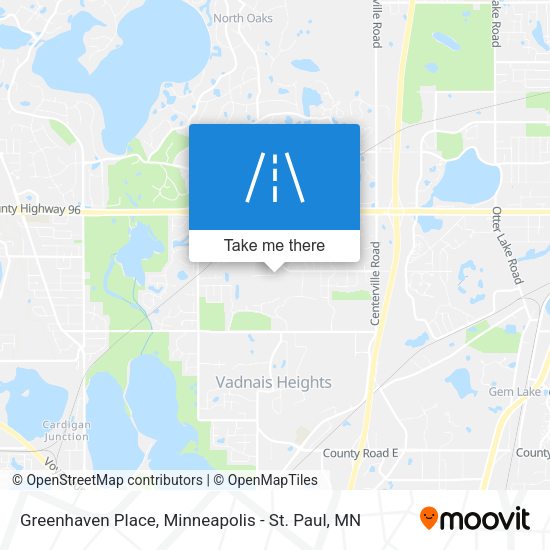 Greenhaven Place map