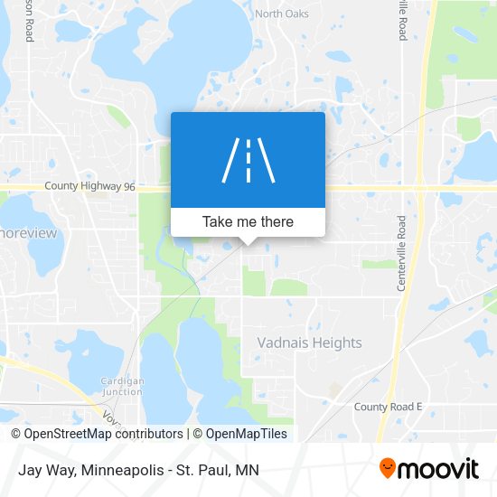 Jay Way map