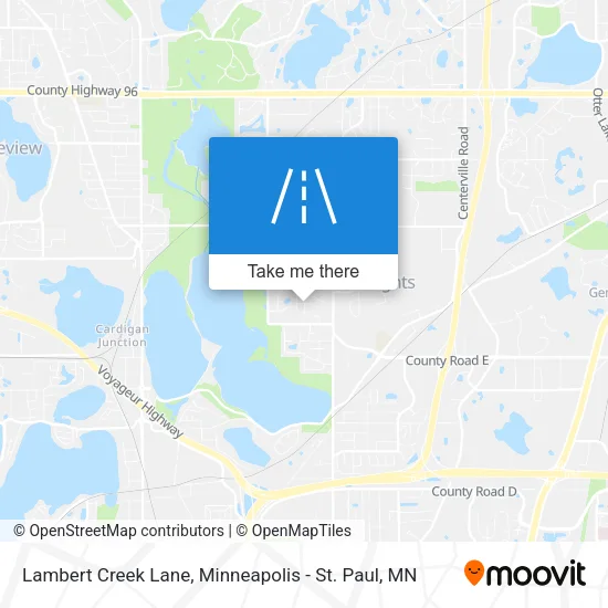 Lambert Creek Lane map