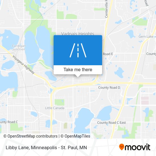 Libby Lane map