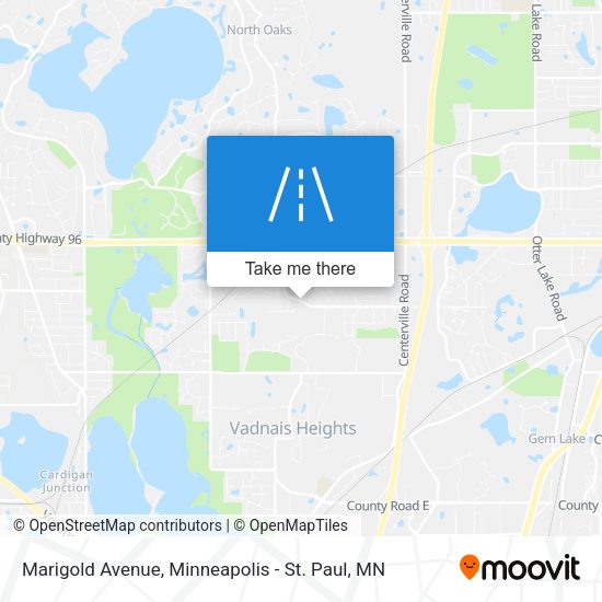 Marigold Avenue map