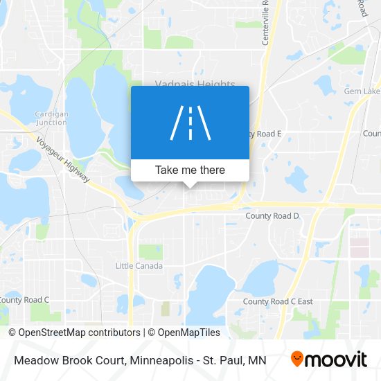 Meadow Brook Court map