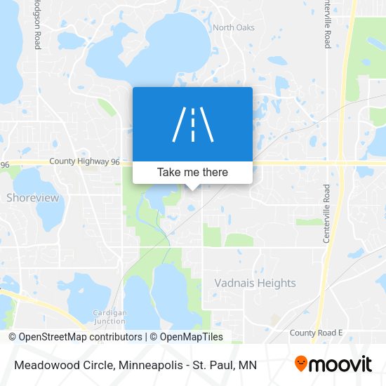 Meadowood Circle map