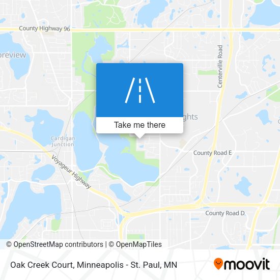 Oak Creek Court map