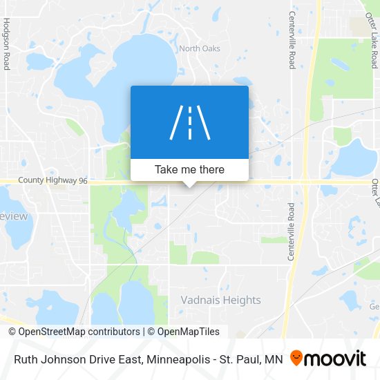 Ruth Johnson Drive East map