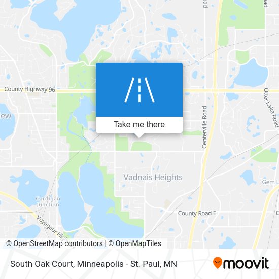 Mapa de South Oak Court