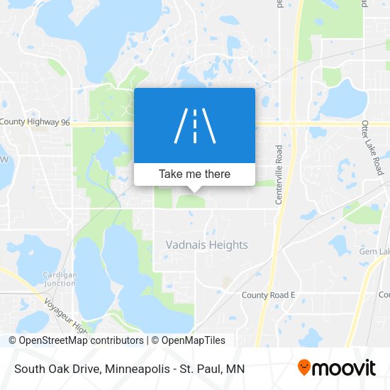 Mapa de South Oak Drive