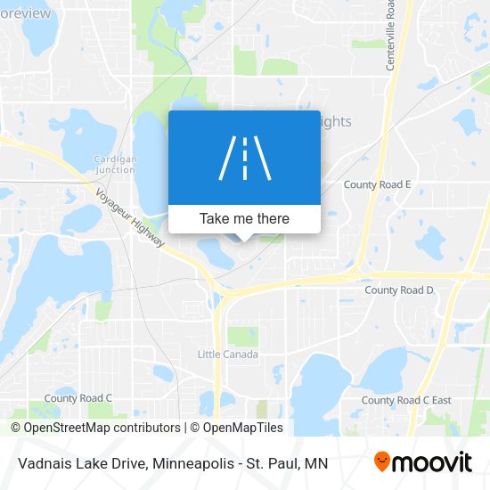 Mapa de Vadnais Lake Drive