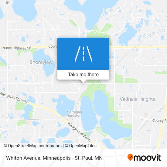 Whiton Avenue map