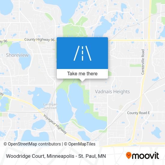 Mapa de Woodridge Court