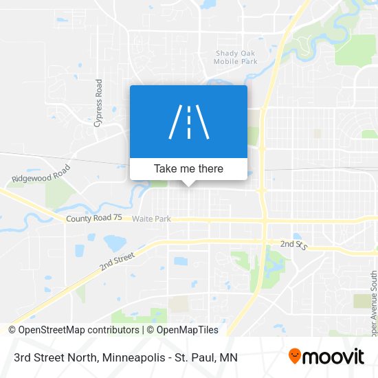 3rd Street North map
