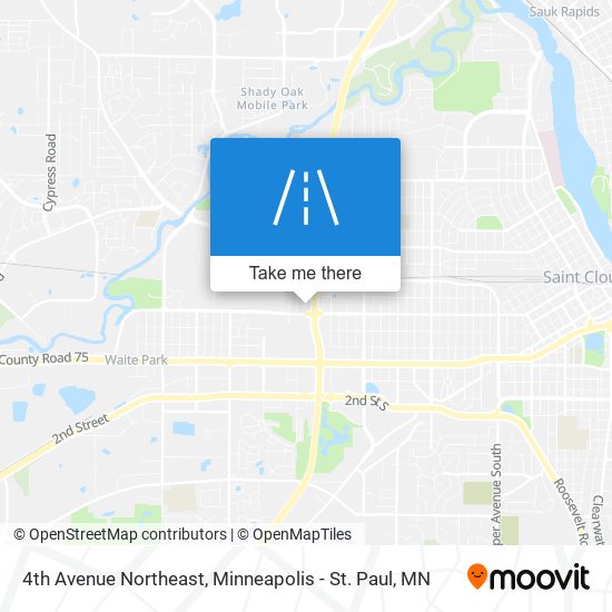 Mapa de 4th Avenue Northeast