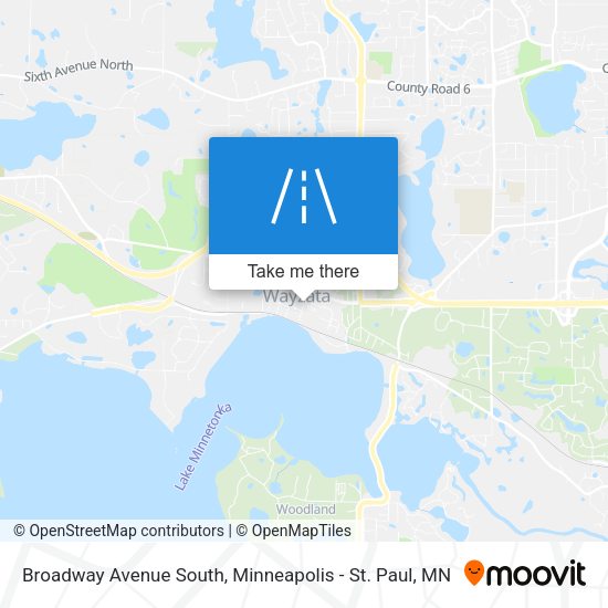 Broadway Avenue South map