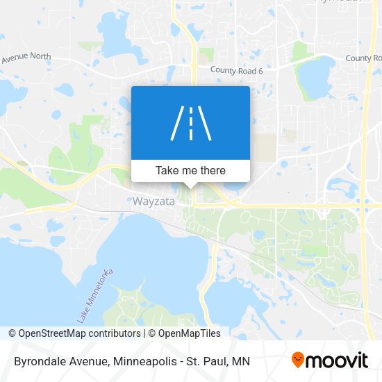 Byrondale Avenue map