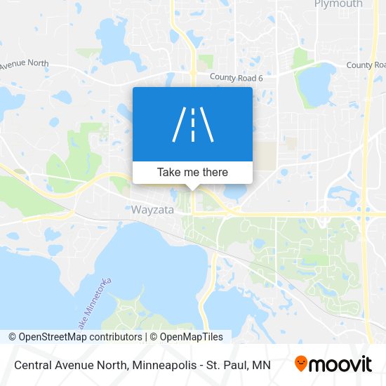 Central Avenue North map