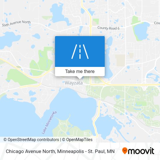 Mapa de Chicago Avenue North