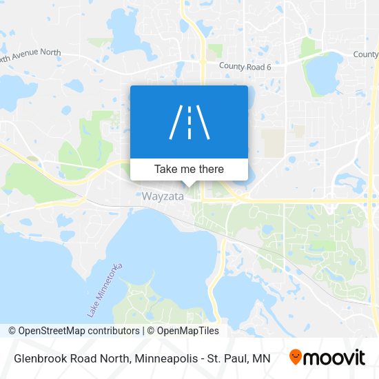 Glenbrook Road North map