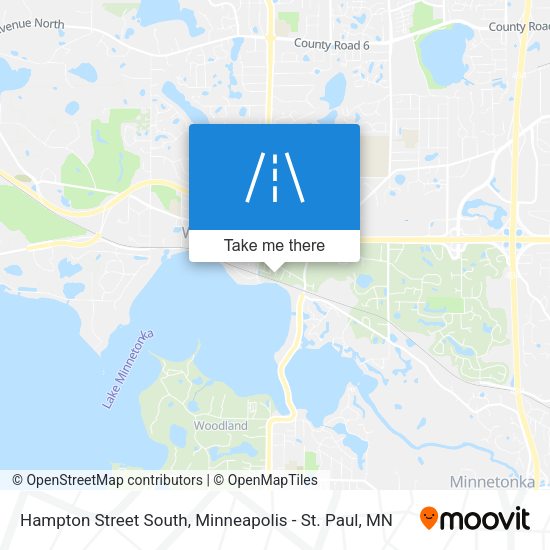 Mapa de Hampton Street South