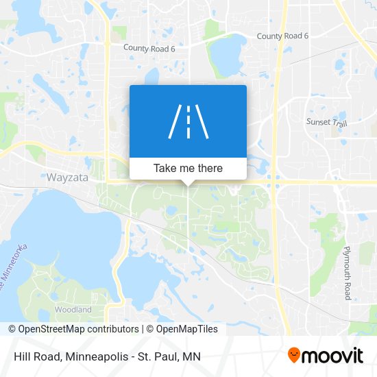 Mapa de Hill Road