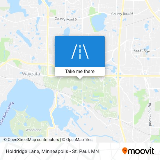 Holdridge Lane map