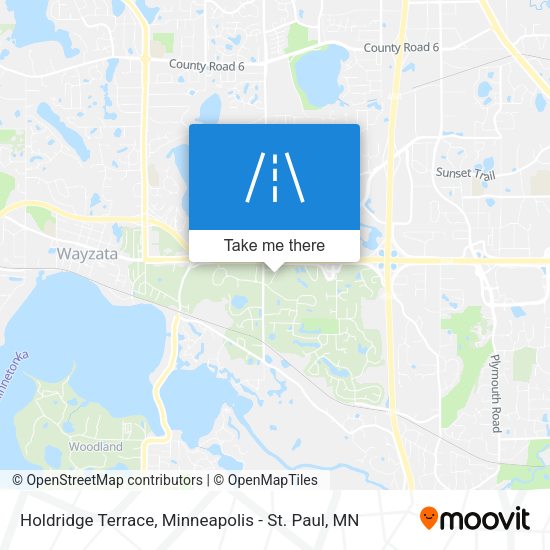 Holdridge Terrace map