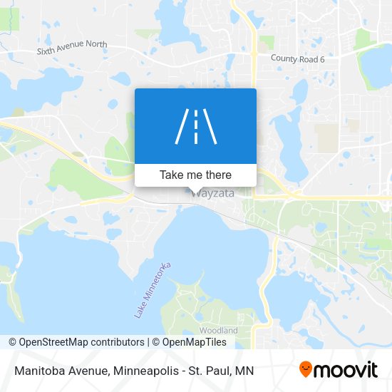 Manitoba Avenue map
