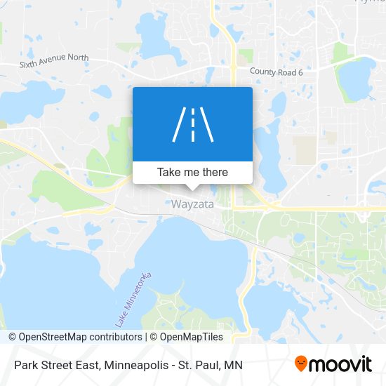 Park Street East map
